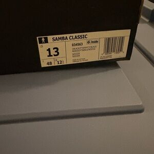 adidas Samba Classic Box Label - Black/White